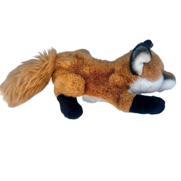 Aurora World Plush Fox Hand Puppet 18” Long With Tail Polyester Fiber tan white - Picture 7 of 15